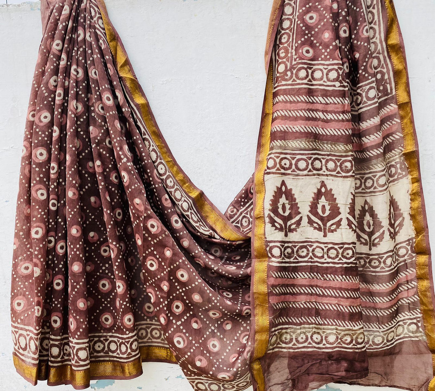 Cotton silk saree