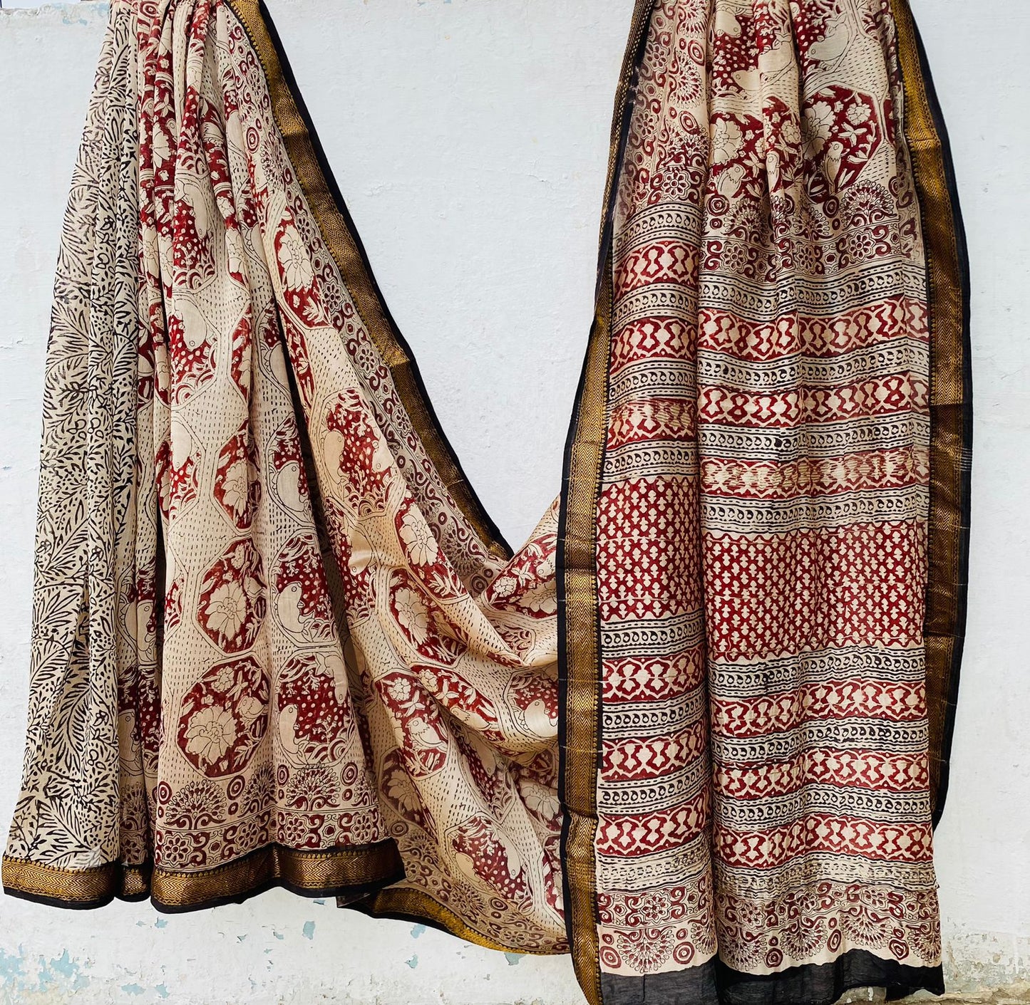 Cotton silk saree