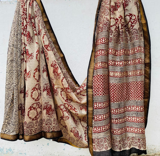 Cotton silk saree