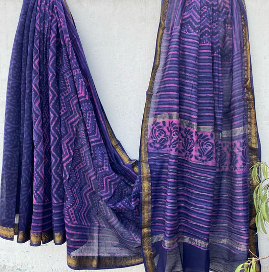 Cotton silk saree