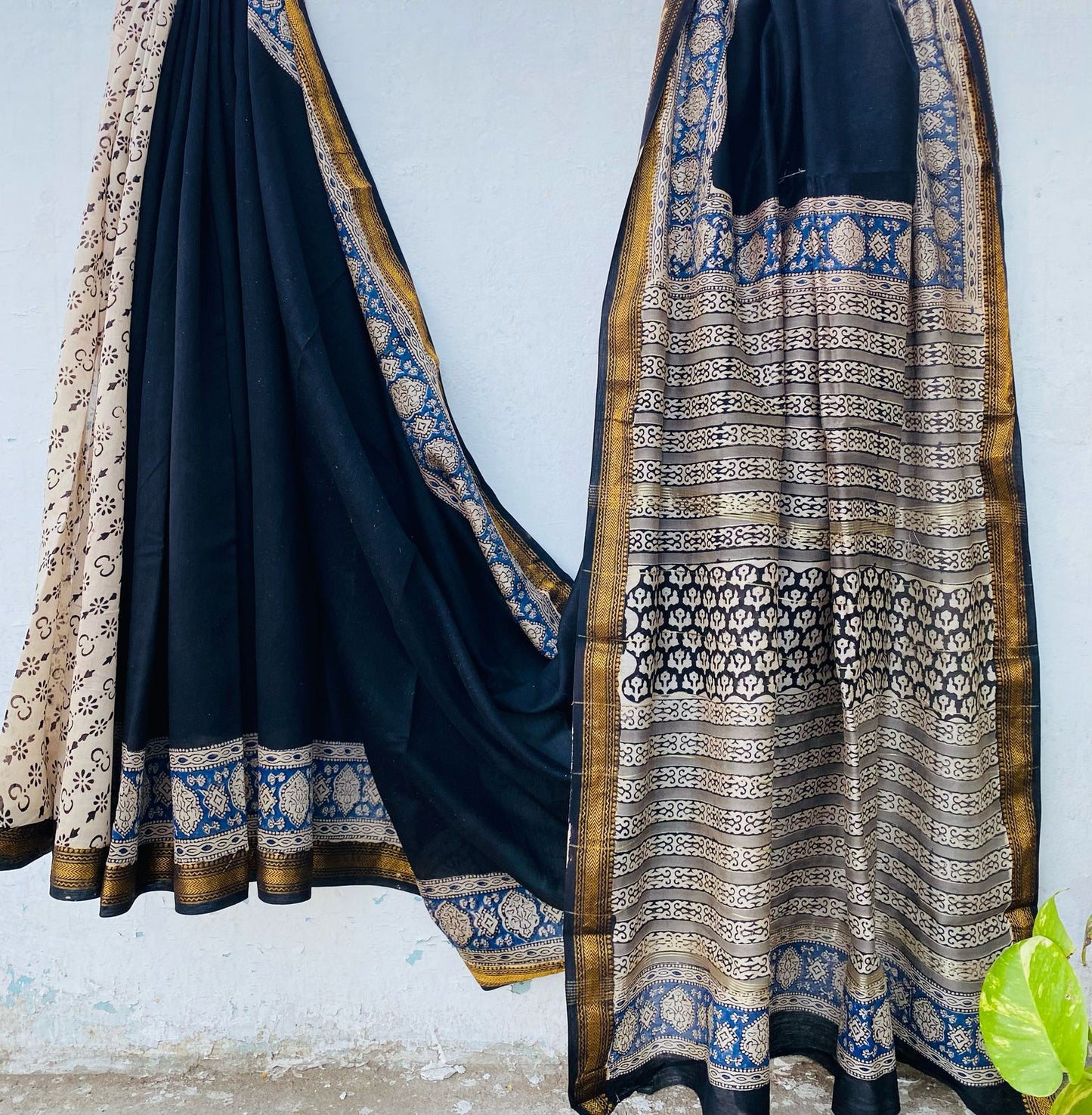 Cotton silk saree
