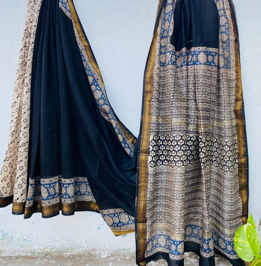 Cotton silk saree