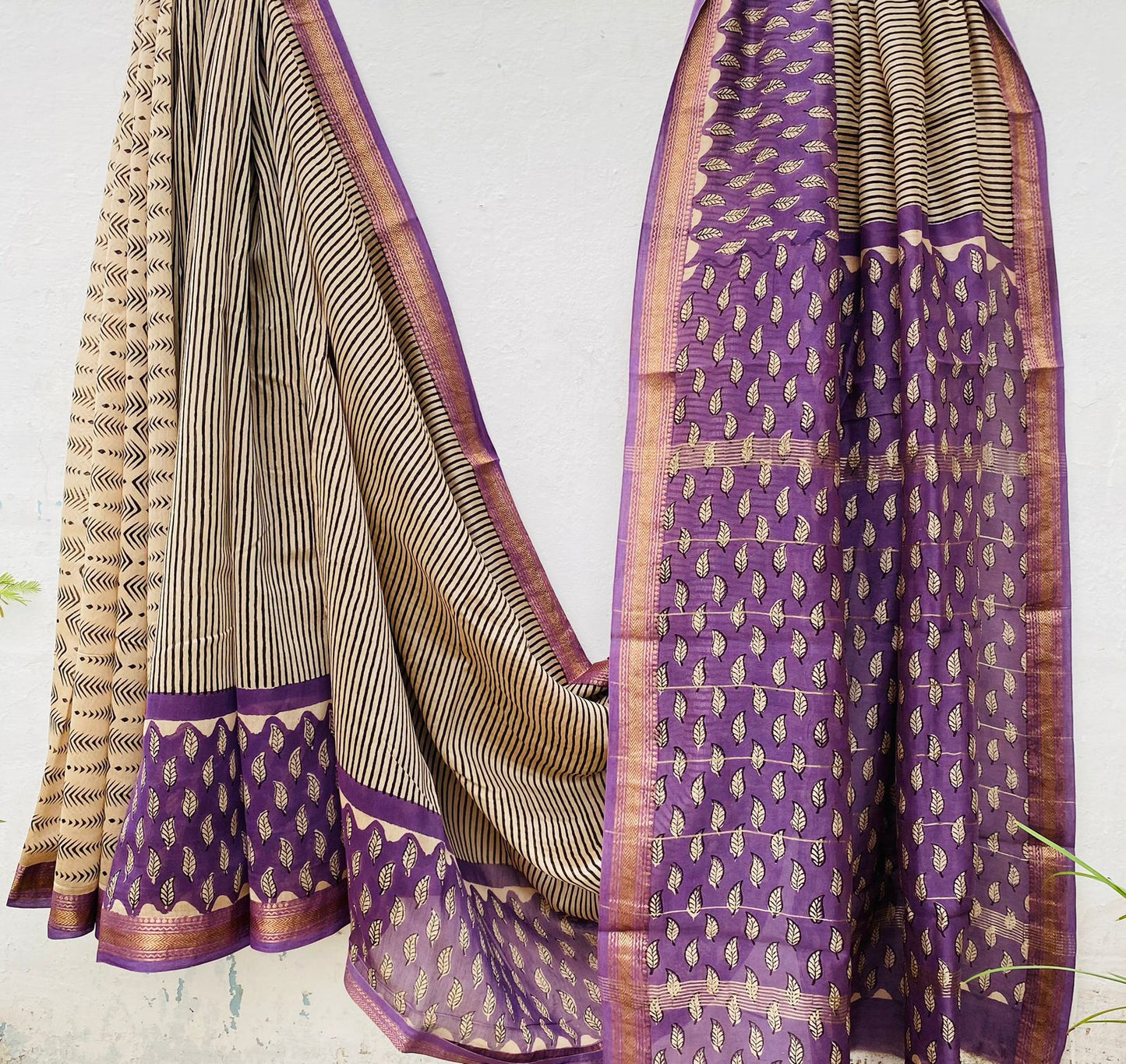 Cotton silk saree