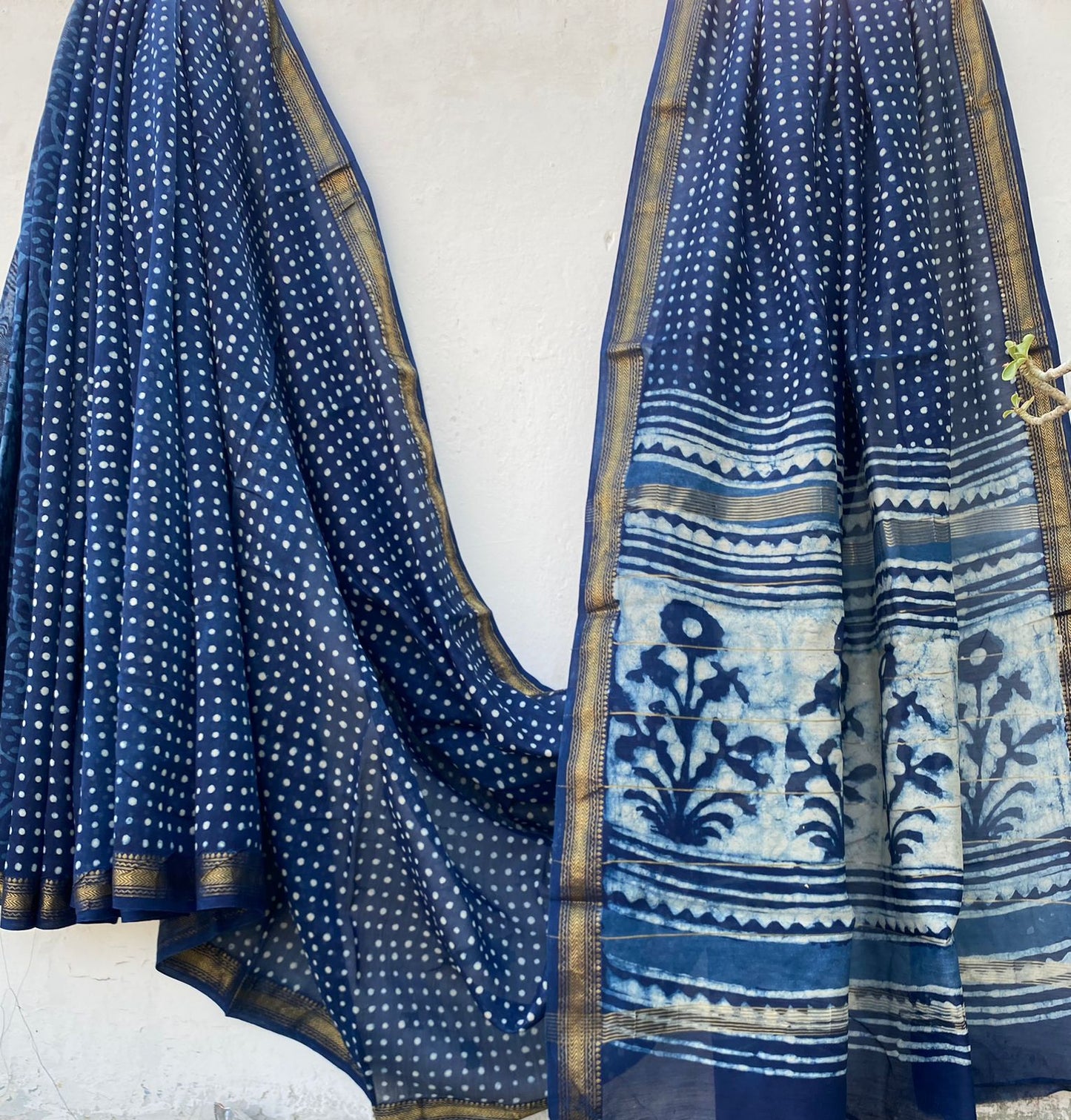 Cotton silk saree