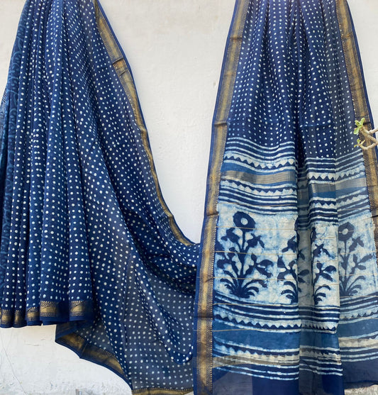Cotton silk saree